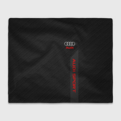Плед флисовый Audi: Sport Line, цвет: 3D-велсофт