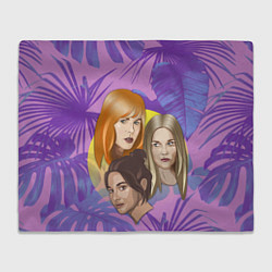 Плед флисовый Большая или маленькая ложь, цвет: 3D-велсофт