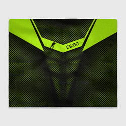 Плед флисовый CS:GO Carbon Form, цвет: 3D-велсофт