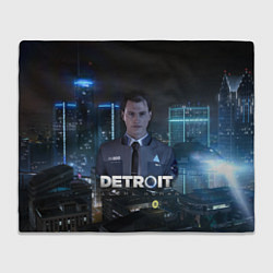 Плед флисовый Detroit: Connor, цвет: 3D-велсофт