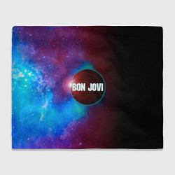 Плед флисовый Bon Jovi, цвет: 3D-велсофт