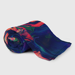 Плед флисовый Цветные разводы, цвет: 3D-велсофт — фото 2