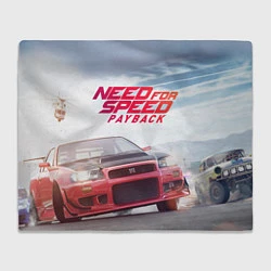 Плед флисовый Need for Speed: Payback, цвет: 3D-велсофт