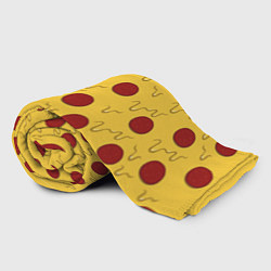 Плед флисовый Рай пиццы, цвет: 3D-велсофт — фото 2