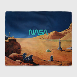 Плед флисовый NASA on Mars, цвет: 3D-велсофт