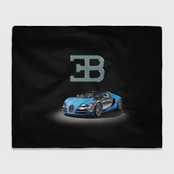 Плед флисовый Bugatti - motorsport extreme, цвет: 3D-велсофт