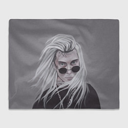 Плед флисовый Ghostemane, цвет: 3D-велсофт