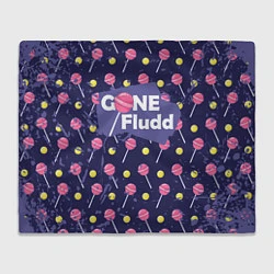 Плед флисовый GONE Fludd, цвет: 3D-велсофт