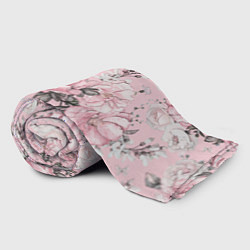 Плед флисовый Розовые розы, цвет: 3D-велсофт — фото 2