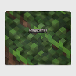 Плед флисовый MINECRAFT FOREST, цвет: 3D-велсофт