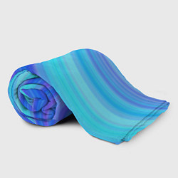 Плед флисовый Абстракция волны, цвет: 3D-велсофт — фото 2