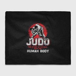 Плед флисовый Judo: Human Body, цвет: 3D-велсофт
