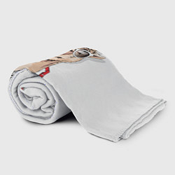 Плед флисовый Лама с фотоаппаратом, цвет: 3D-велсофт — фото 2