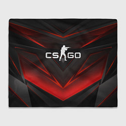 Плед флисовый CS GO logo, цвет: 3D-велсофт
