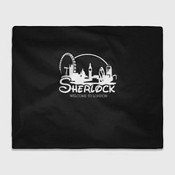 Плед флисовый Sherlock, цвет: 3D-велсофт