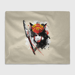 Плед флисовый Princess Mononoke, цвет: 3D-велсофт
