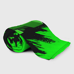 Плед флисовый MINECRAFT CREEPER, цвет: 3D-велсофт — фото 2