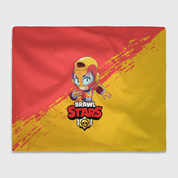 Плед флисовый BRAWL STARS MAX, цвет: 3D-велсофт