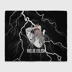 Плед флисовый BILLIE EILISH, цвет: 3D-велсофт