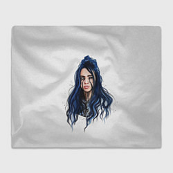 Плед флисовый BILLIE EILISH, цвет: 3D-велсофт