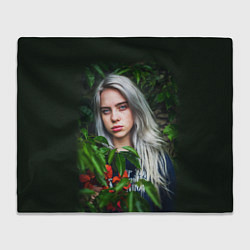 Плед флисовый BILLIE EILISH, цвет: 3D-велсофт