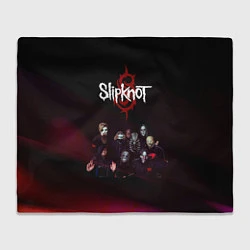 Плед флисовый Slipknot, цвет: 3D-велсофт