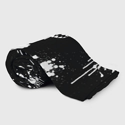 Плед флисовый Monokuma paint, цвет: 3D-велсофт — фото 2