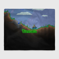 Плед флисовый Terraria game, цвет: 3D-велсофт