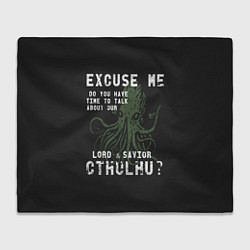 Плед флисовый Cthulhu, цвет: 3D-велсофт