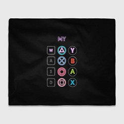 Плед флисовый My Way, цвет: 3D-велсофт