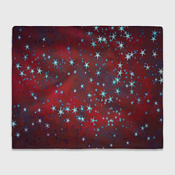 Плед флисовый Звезды, цвет: 3D-велсофт