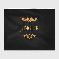 Плед флисовый Jungler, цвет: 3D-велсофт