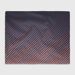 Плед флисовый Dots pattern, цвет: 3D-велсофт
