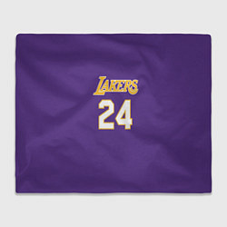 Плед флисовый Los Angeles Lakers Kobe Brya, цвет: 3D-велсофт
