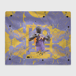 Плед флисовый Kobe Bryant, цвет: 3D-велсофт