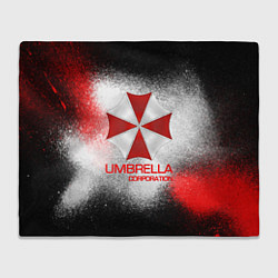 Плед флисовый UMBRELLA CORP, цвет: 3D-велсофт