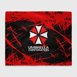 Плед флисовый UMBRELLA CORPORATION, цвет: 3D-велсофт