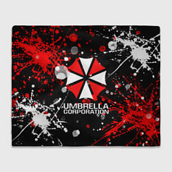 Плед флисовый UMBRELLA CORPORATION, цвет: 3D-велсофт