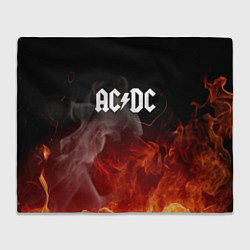 Плед флисовый AC DC, цвет: 3D-велсофт