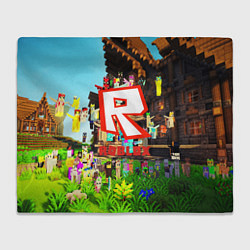 Плед флисовый ROBLOX, цвет: 3D-велсофт