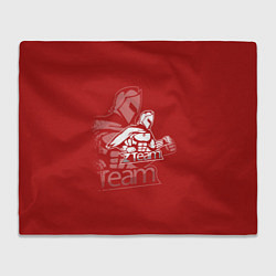 Плед флисовый ZTeam, цвет: 3D-велсофт