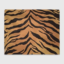 Плед флисовый Тигриный камуфляж, цвет: 3D-велсофт