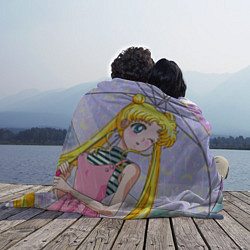 Плед флисовый Sailor Moon, цвет: 3D-флис — фото 2