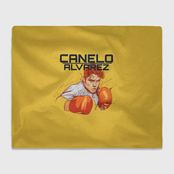 Плед флисовый Canelo Alvarez, цвет: 3D-велсофт