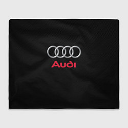 Плед флисовый AUDI, цвет: 3D-велсофт