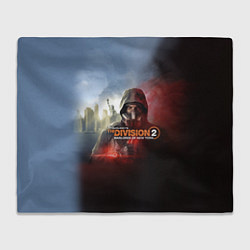 Плед флисовый The Division 2, цвет: 3D-велсофт