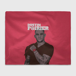 Плед флисовый Dustin Poirier, цвет: 3D-велсофт