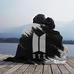 Плед флисовый BTS, цвет: 3D-велсофт — фото 2