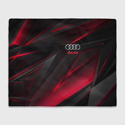 Плед флисовый AUDI, цвет: 3D-велсофт