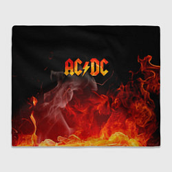 Плед флисовый ACDC, цвет: 3D-велсофт